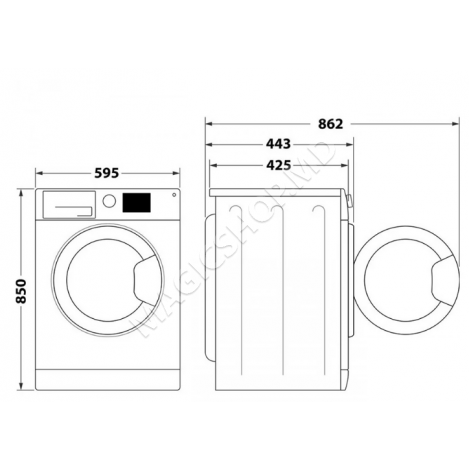 Стиральная машина Indesit MTWSA 61294 WK EE